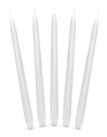 10 candles Firenze white 24cm