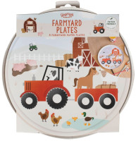 Vista previa: Platos de papel XX Animal Farm XXcm