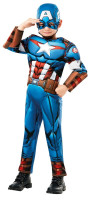 Vorschau: Avengers Assemble Captain America Kinderkostüm Deluxe