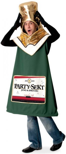 Cheerful party champagne costume