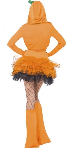 Seductive pumpkin costume yellow 2