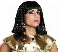 Antique Cleopatra wig with plaits