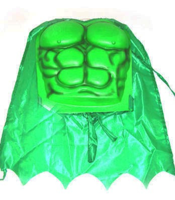 Green Raphael children's cloak with breastplate