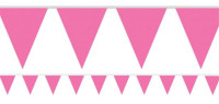 Pink garden party pennant chain 4.5m