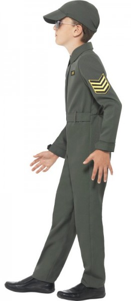 Disfraz de aviador del ejército estadounidense para niños 3