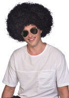 Black Afro wig Groovy