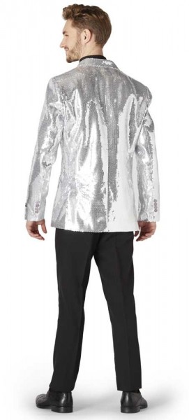 Sequins Silver Suitmeister Jacket for men 3