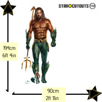 Vista previa: Figura de cartón Aquaman 1,94m