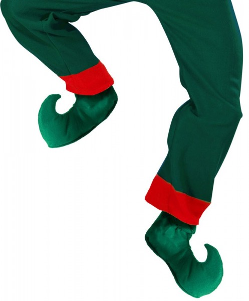Weihnachtswichtel Schuhüberzieher Grün 2