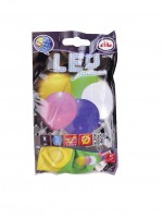 Vorschau: 5 Bunte LED Luftballons Funky Nightsky 25cm
