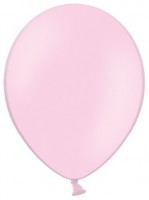 Vista previa: 50 globos estrella de fiesta rosa claro 30cm