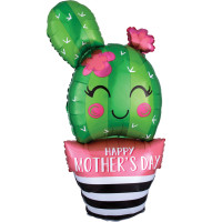 Muttertags-Kaktus Folienballon 45 x 88cm