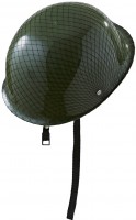 Preview: Green camouflage soldiers helmet