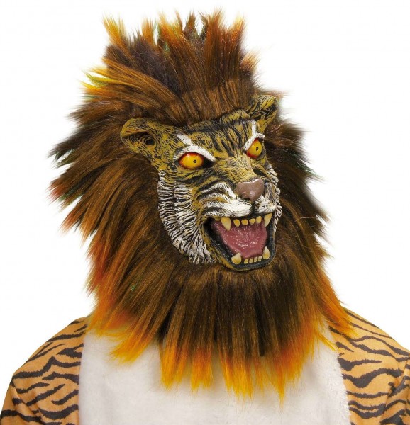 Gruesome Liger Mask With Mane