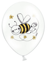 Preview: 6 cute honeybee balloons 30cm