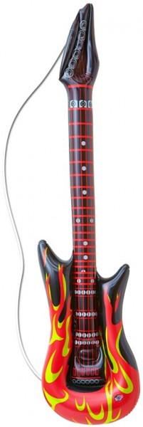 Guitarra inflable estrella de rock
