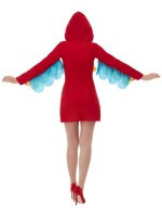 Aperçu: Robe perroquet effrontée avec capuche