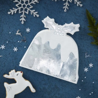 Vorschau: 16 Frosty Christmas Pudding Servietten