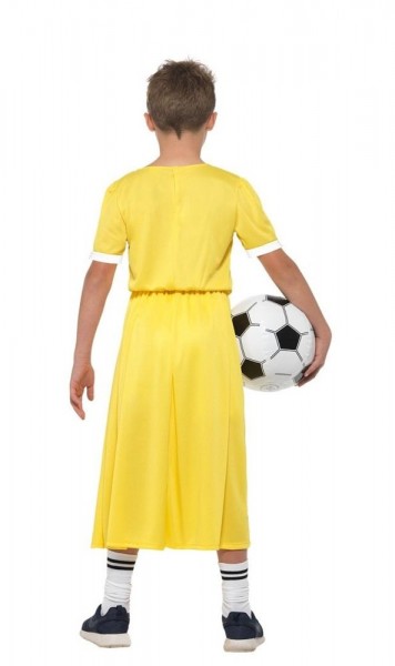 Drengen i kjole kostume gul 4