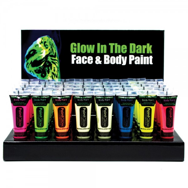 UV-gloei-effect Transparante gezichts- en lichaamsverf 10 ml 2