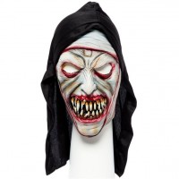 Máscara de monja de terror para adulto