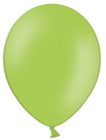 100 Partystar Luftballons apfelgrün 27cm