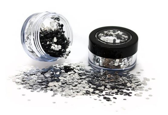 Silver glitter compostable 3g