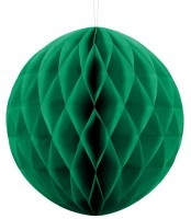 Oversigt: Honeycomb-kugle Lumina mørkegrøn 30cm