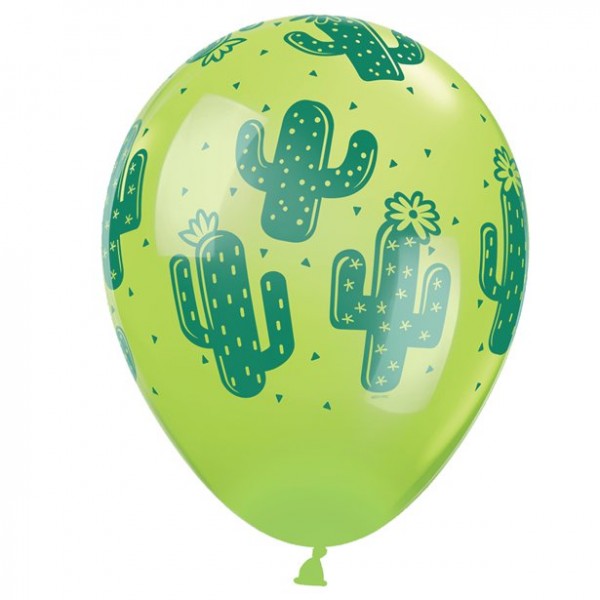 25 latex ballonnen cactussen 28 cm 3