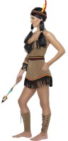 Voorvertoning: Indian Squaw Joaji dames kostuum