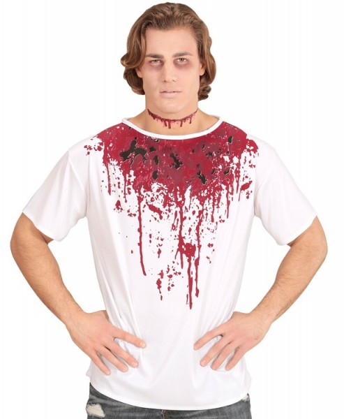 Camisa de carnicero ensangrentada para adulto 3