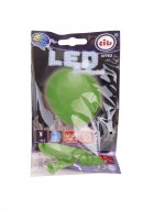 Preview: 5 Glowing Partynight LED balloons green 23cm