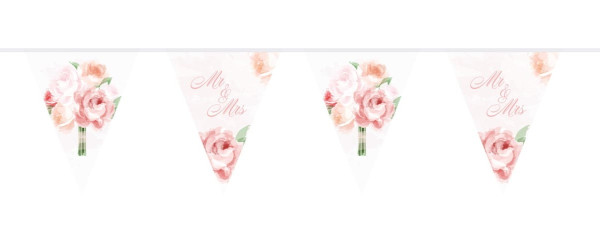 Sweet Roses Wimpelkette 10m