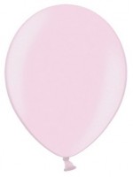Vista previa: 100 globos metalizados Celebration rosa claro 23cm