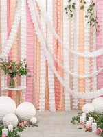 Preview: Ruched garland Norma light pink 3m