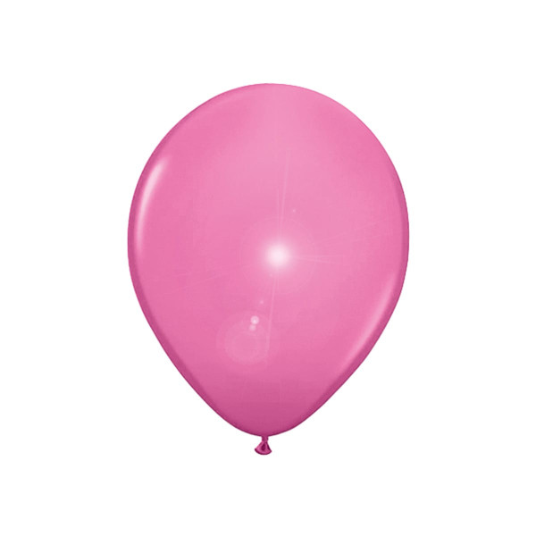 5 globos LED en rosa