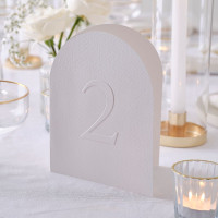 12 table numbers Modern Luxe 20 x 30cm