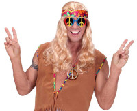 Vorschau: Hippie Peace Zeichen Halskette