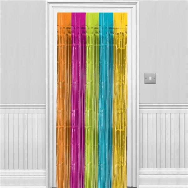 Colorful tinsel door curtain 2.4m
