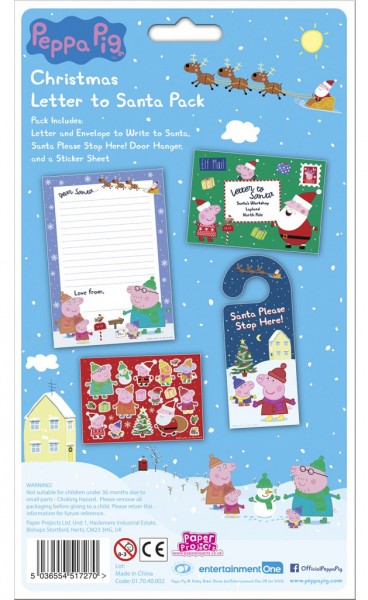 Peppa Pig Christmas Letters Set 3