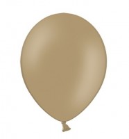 Oversigt: 50 feststjerner balloner cappuccino 23cm