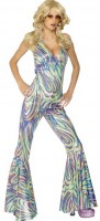 Preview: Psychedelic disco jumpsuit costume