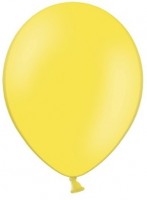 Preview: 100 party star balloons lemon yellow 27cm