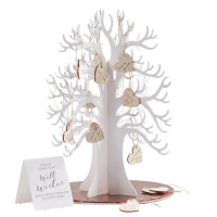 Preview: Botany Wooden wish tree guest book stand