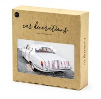 Preview: Just Married car deco set, 20 pieces