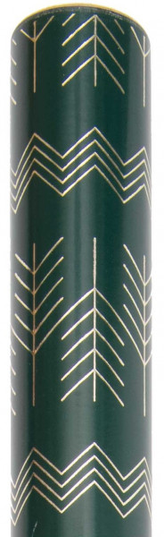 FSC sicksack-omslagspapper grön-silver