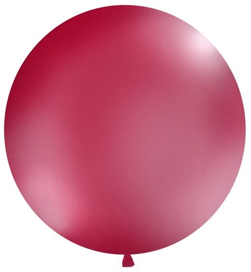 XXL Ballon Partygigant weinrot 1m