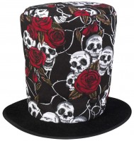 Vorschau: Skull And Roses Zylinder