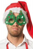 Blinkende Weihnachtsbaum Party Brille