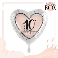 Vorschau: Balloha Geschenkbox DIY Happy 10 Heart XL